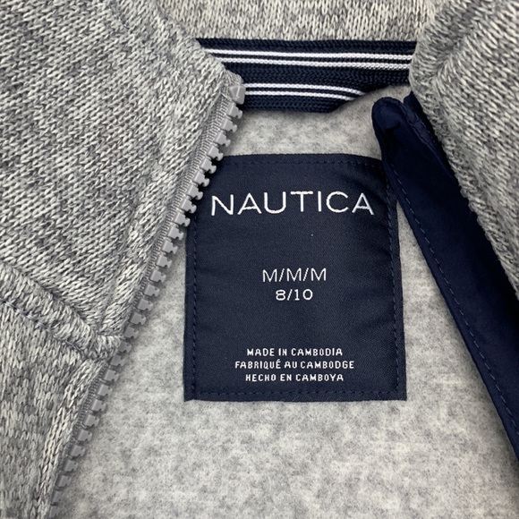 NAUTICA Big Girls Zip-Up Sweater Size M (8/10) - Picture 3 of 8